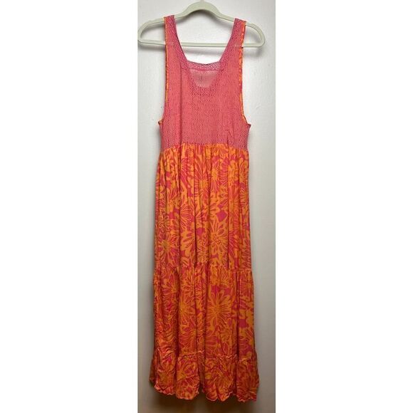 Free People Tiers for You Maxi Dress Sz. M - Picture 4 of 6